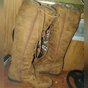 Elegant Tan Over the Knee Boots Final Price Last Offer Price Firm